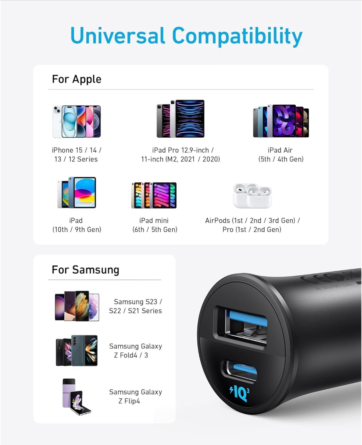 Anker Car Charger 30W