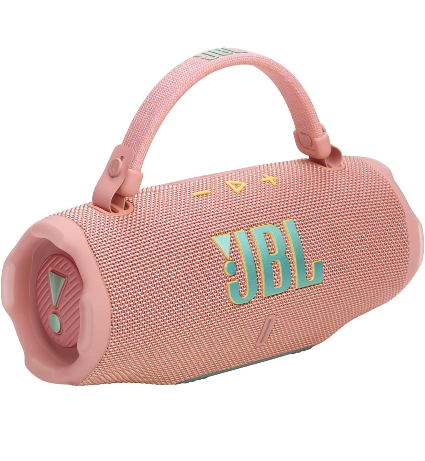 JBL Charge 6 Portable Bluetooth Speaker, Pink