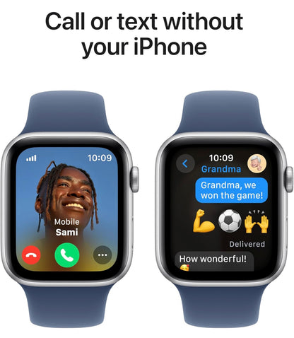 Apple watch SE2 Silver 40mm Denim sport band
