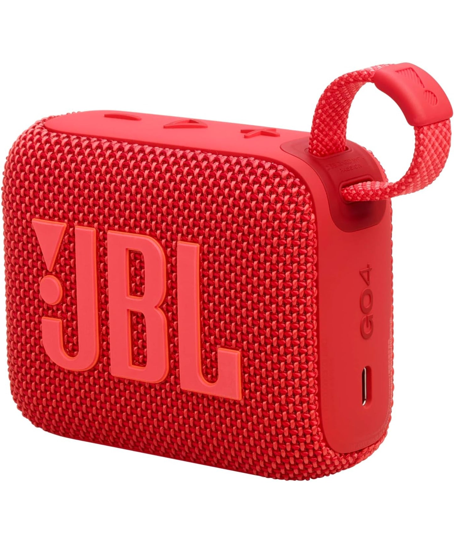 JBL GO4, Ultra Portable Bluetooth Speaker, Red