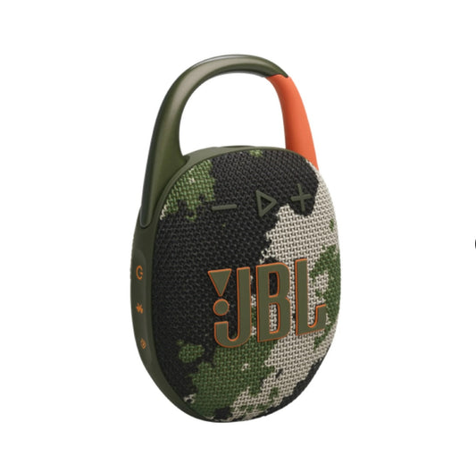 JBL Clip 5 Portable Wireless Bluetooth Speaker, Squad