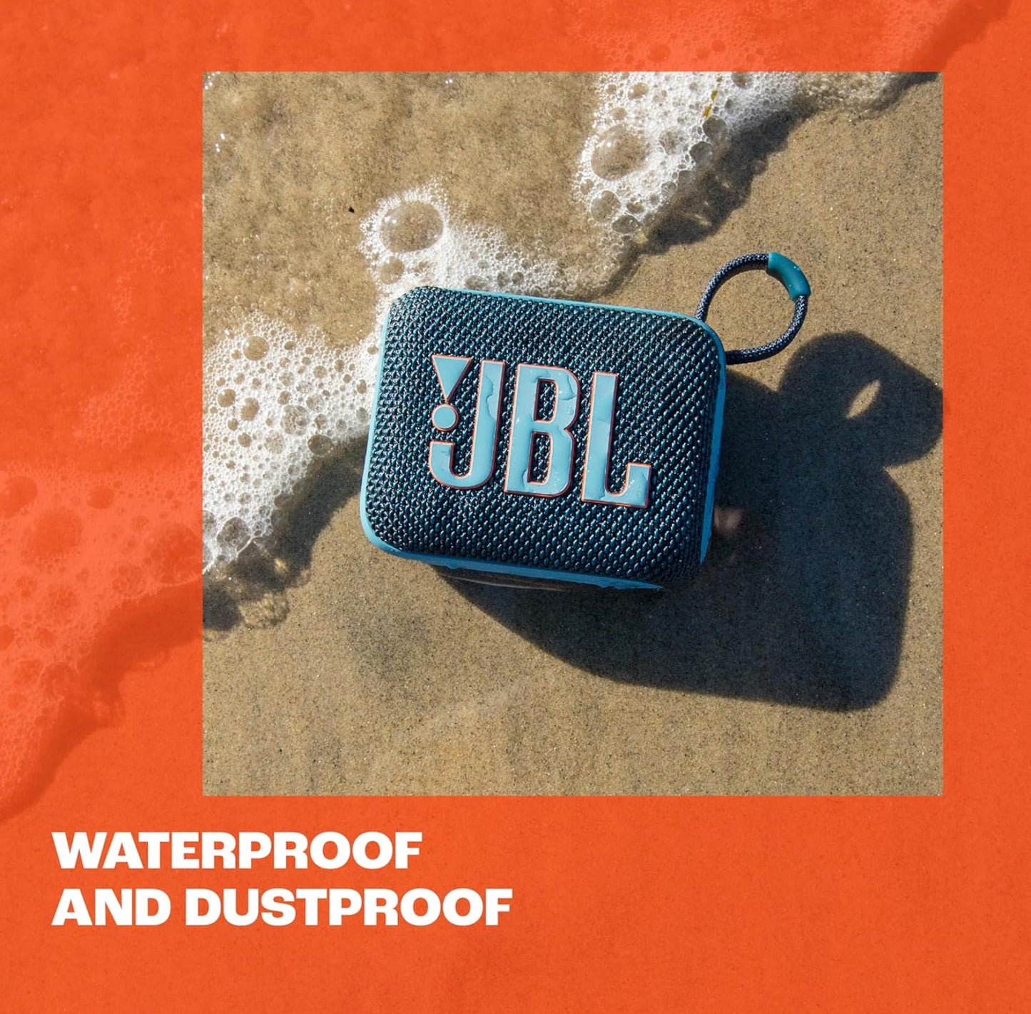 JBL GO4, Ultra Portable Bluetooth Speaker, Blue