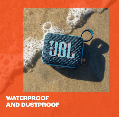 JBL GO4, Ultra Portable Bluetooth Speaker, Blue