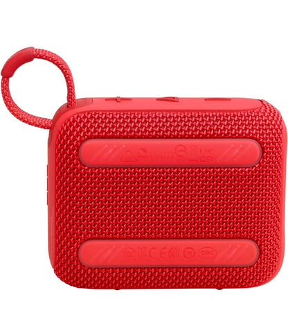 JBL GO4, Ultra Portable Bluetooth Speaker, Red
