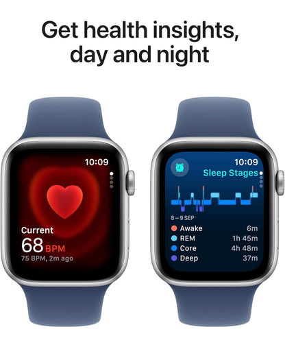 Apple watch SE2 Silver 40mm Denim sport band