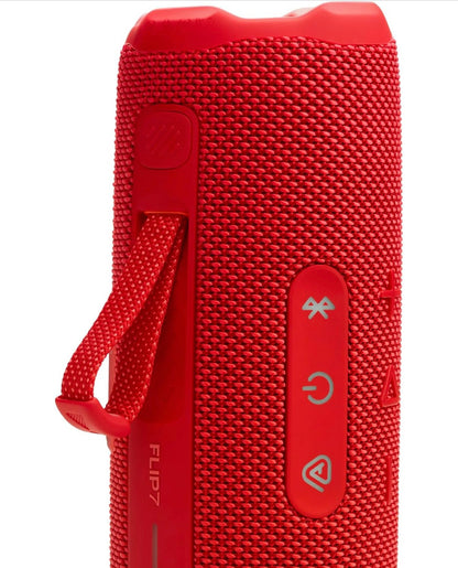 JBL Flip 7 Portable Bluetooth Speaker, Red