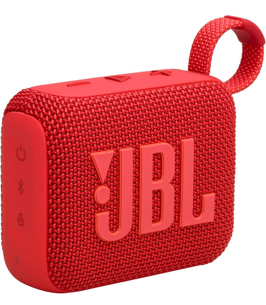 JBL GO4, Ultra Portable Bluetooth Speaker, Red