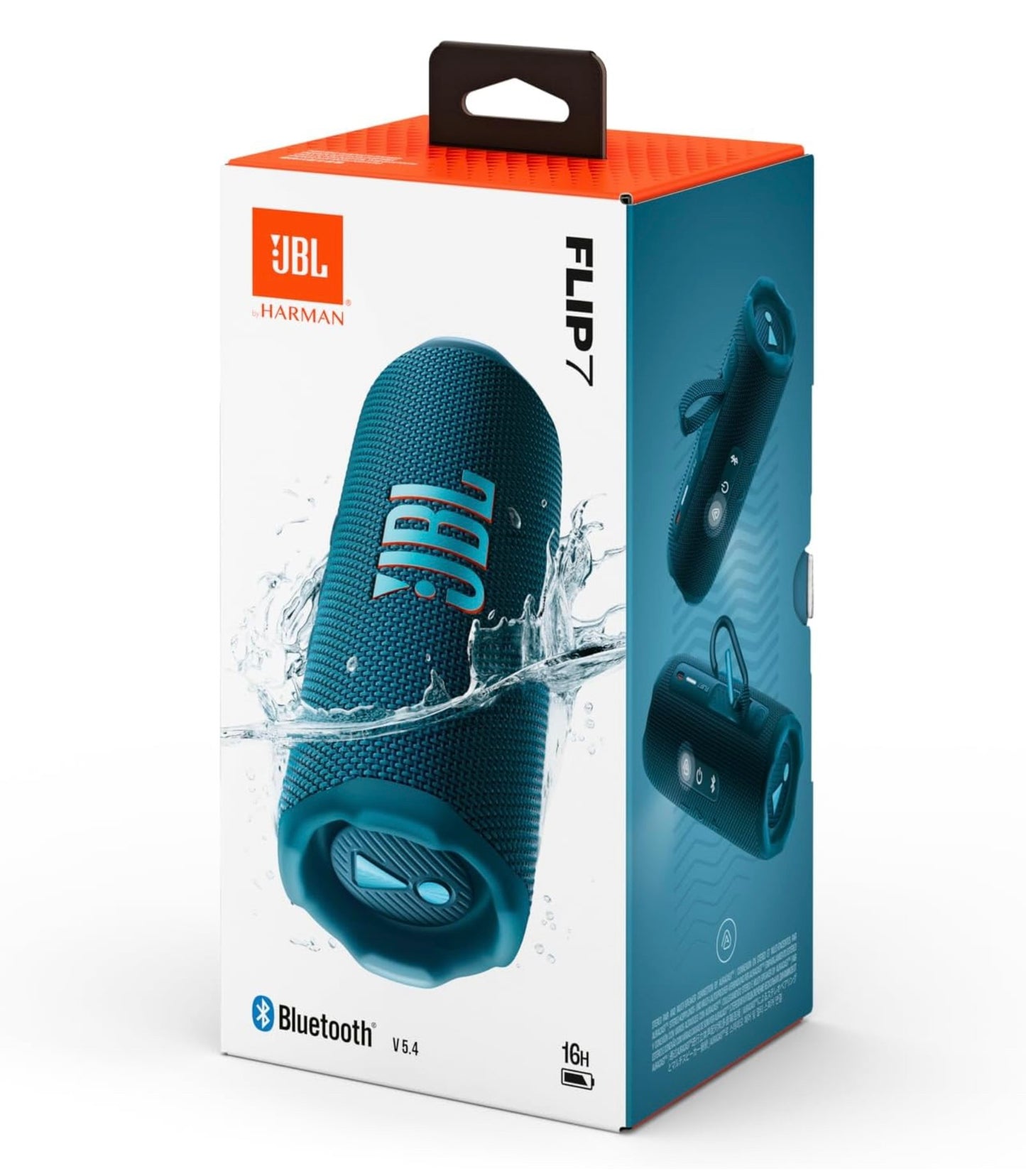 JBL Flip 7 Portable Bluetooth Speaker, Blue