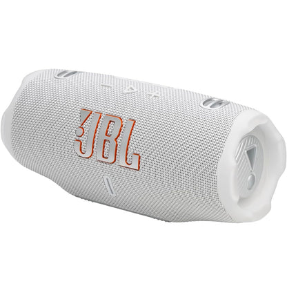 JBL Charge 6 Portable Bluetooth Speaker, White
